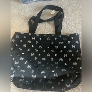 Nwt pink victorias secret logo bag